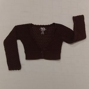 Baby Gap Chocolate Brown Cardigan Size 3 Years